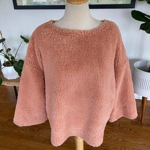 Madewell Superfurry Medium Top: Pink: K4418